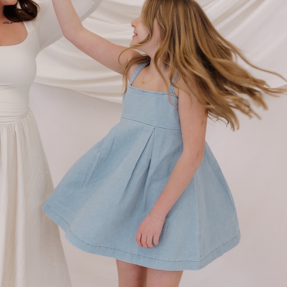 Rylee + Cru denim dress